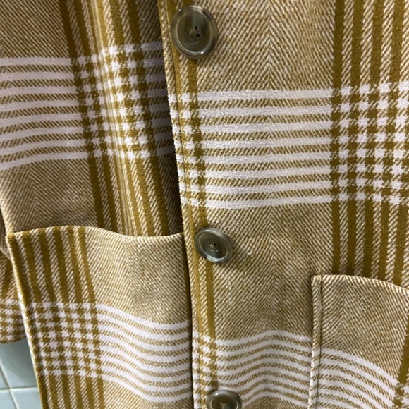 A New Day Target Pea Plaid Coat in Light Pink & Brown (M) - Picture 7 of 11